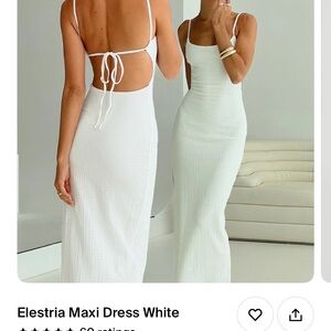 Elegant White Maxi Dress